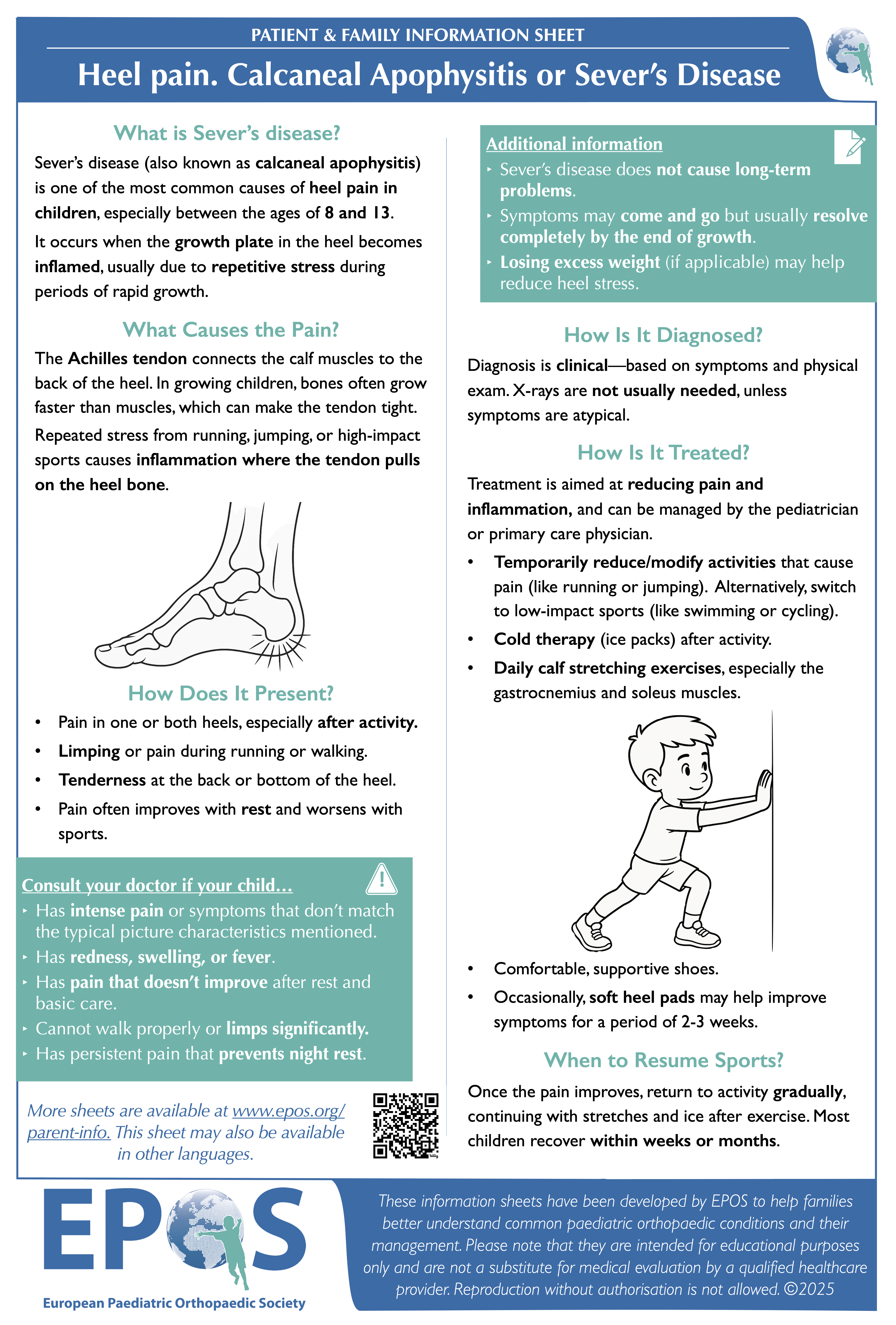 Calcaneal Apophysitis or Sever’s Disease