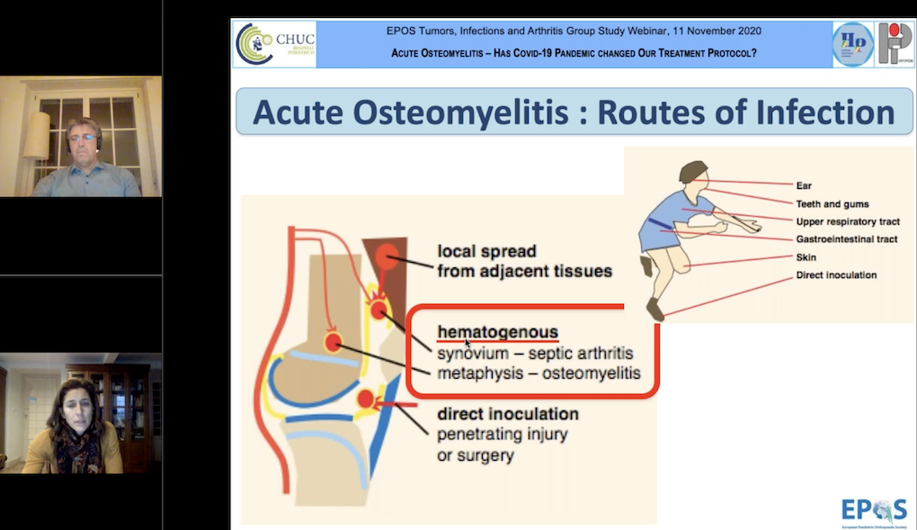 6th EPOS Webinar on Infection: Acute Osteomyelitis: Is Punction Always Required? Has COVID-19 Pandemic Changed our Treatment Protocol?