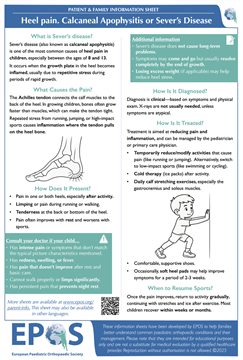 Calcaneal Apophysitis or Sever’s Disease